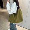 Large Capacity Canvas Tote Bag Women Street Style Casual Shopping Handbag