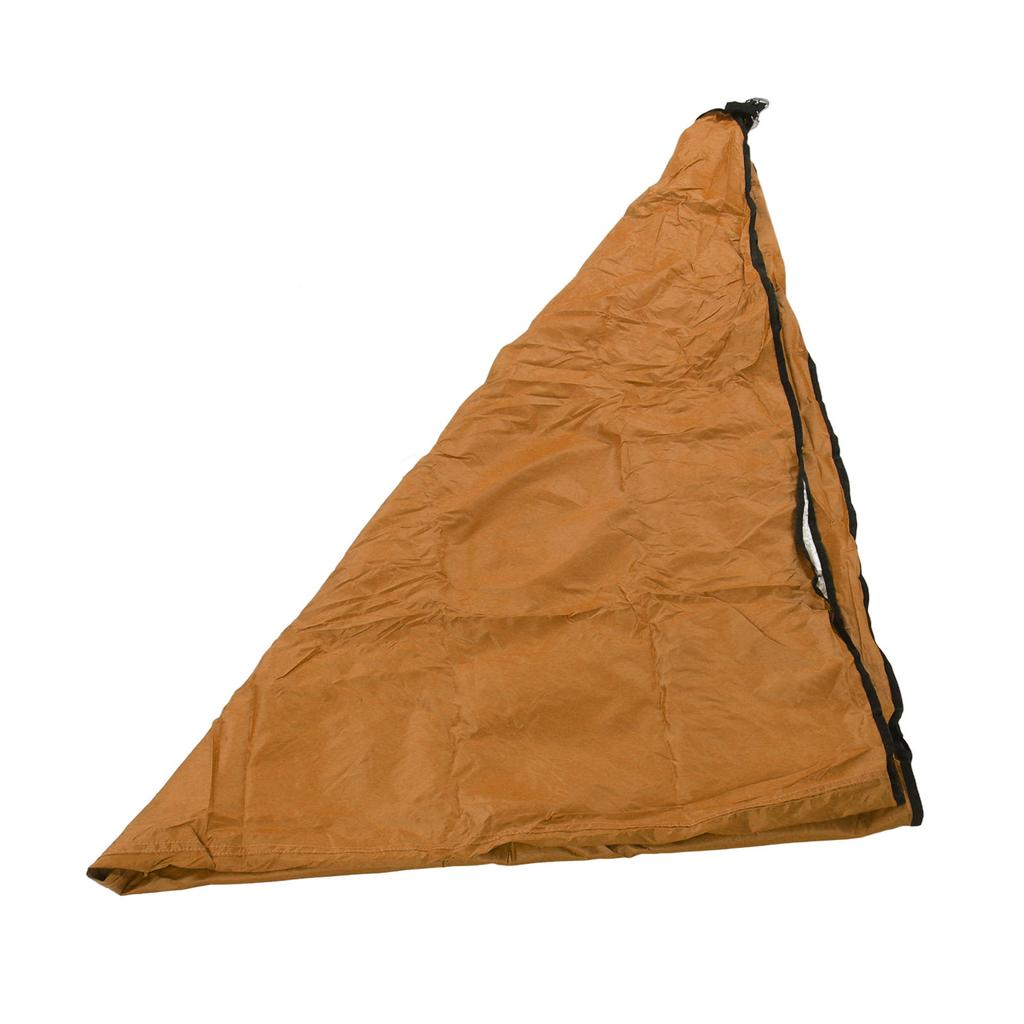 Треугольный солнцезащитный парусный навес для улицы, тент для бассейна, солнцезащитная ткань, маркиза, тень с серебряным покрытием, оранжевый