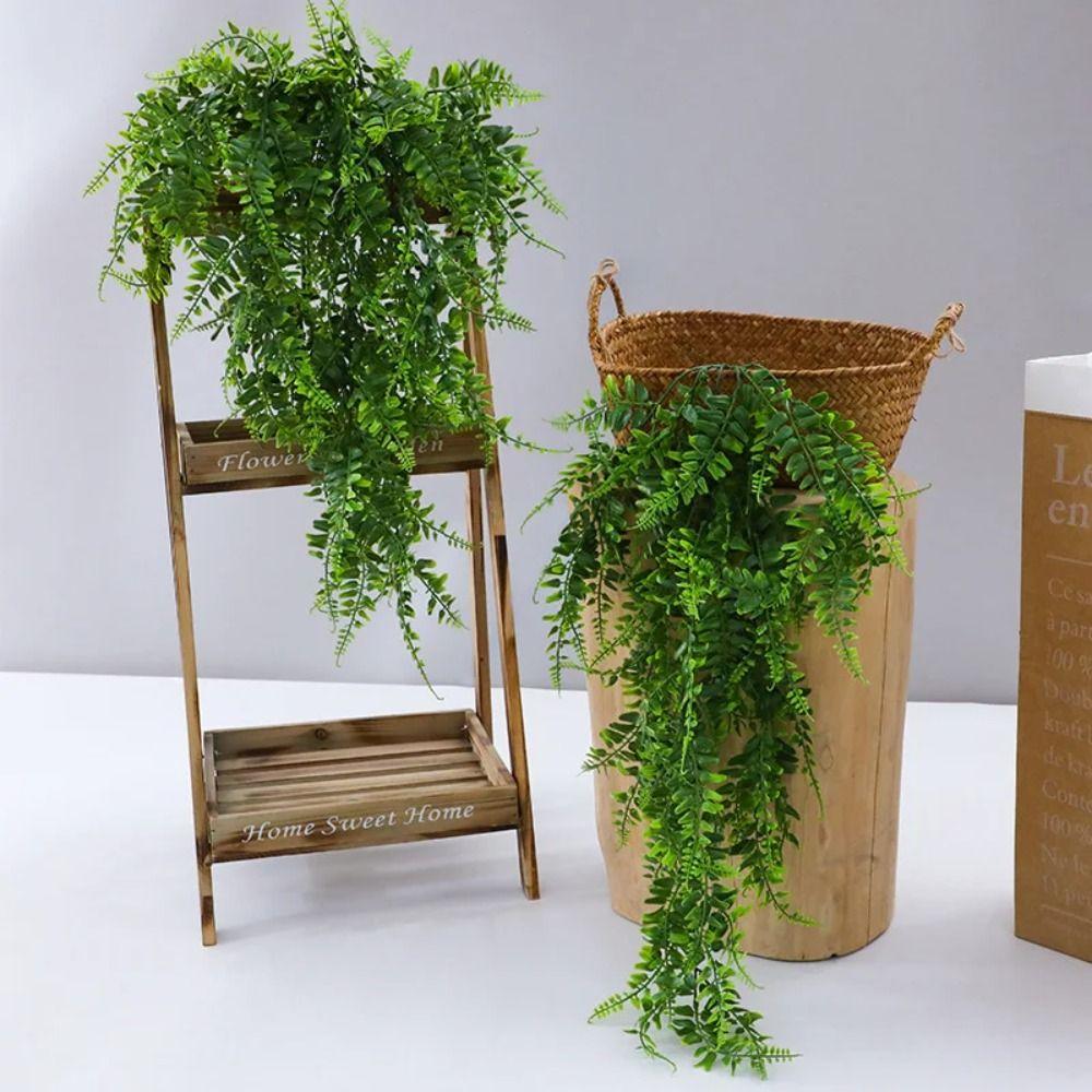 Hanging Persian Fern Leaves Plastic Fake Vine Grass Home Garden Room Decor  Wedding Party Wall