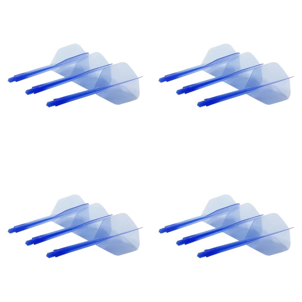 12-3 шт. профессиональные дротики, 2BA, пластиковые прозрачные стержни, дротики, анти-падение, интегрированные дротики, для помещений и улицы