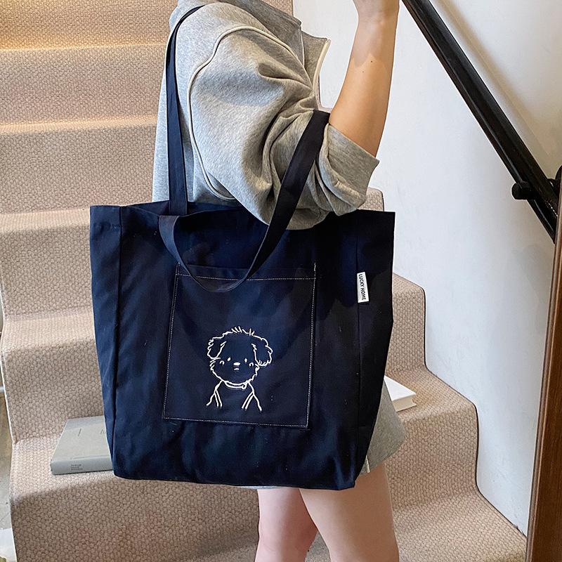 Новая женская универсальная повседневная сумка-тоут большой вместимости с принтом через плечо