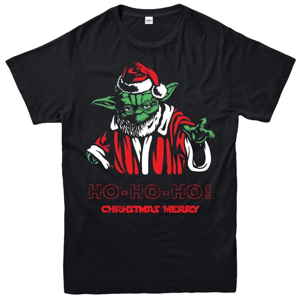 Yoda Christmas xmas secret Santa funny fume movie Star Wars t shirt
