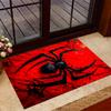 Spider-Man Red Background Non-Slip Rug - Polyester, Home Decor, Suitable for Bedrooms, Living Rooms, Entryways, and Studios