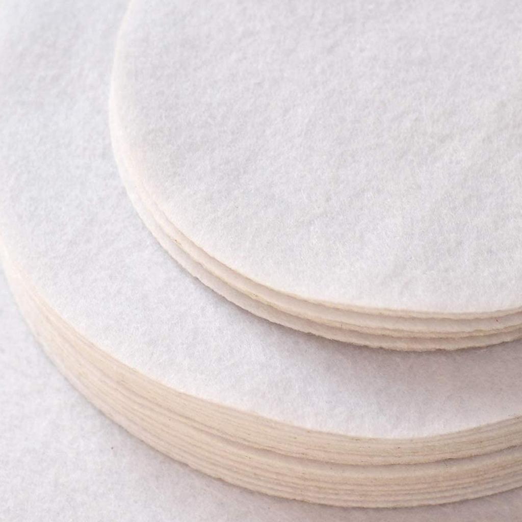 48Pcs/Lot Soft Felt Plate Dividers Pots Pans Separator Protectors Scratch proof for Porcelain Glass Dinnerware Kitchen Supplies