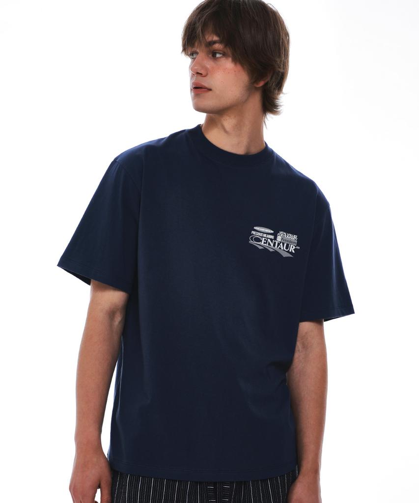 CENTAUR.KR Centaur Freedom T-Shirt_Navy