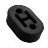 Two Holes Exhaust Hanger Bushing Insulator Shock Absorbent Mount Bracket High Density Rubber