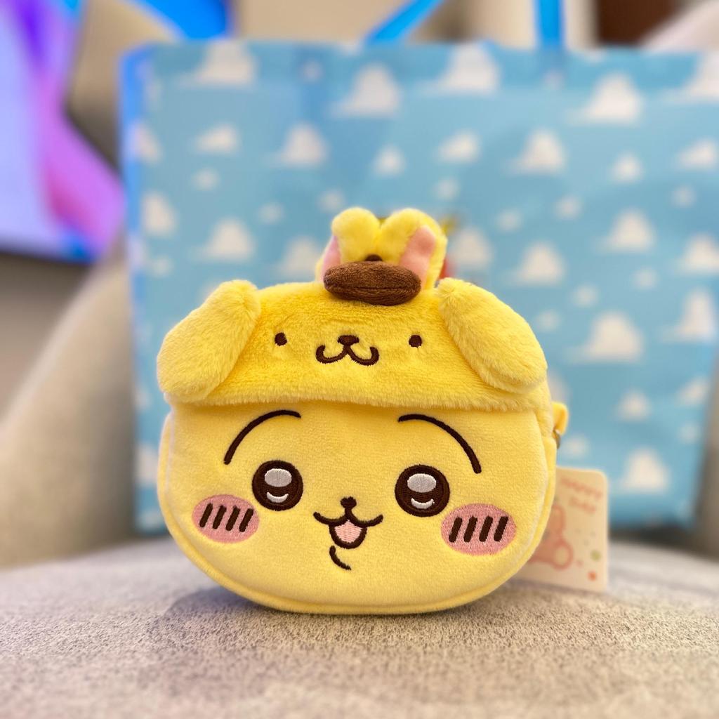 Плюшевая пенал-косметичка Chiikawa Мультяшный Усаги Хати Дзи'и - Милый, Большой Объем Хранения