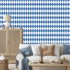 Harlequin Diamonds Wallpaper Blue, White and Azure 50x1000
