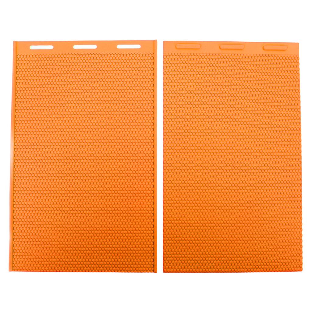 2PCS Beeswax Press Sheets 5.4mm Silicone Flexible Beeswax Foundation Sheet Beekeeper Equipment for