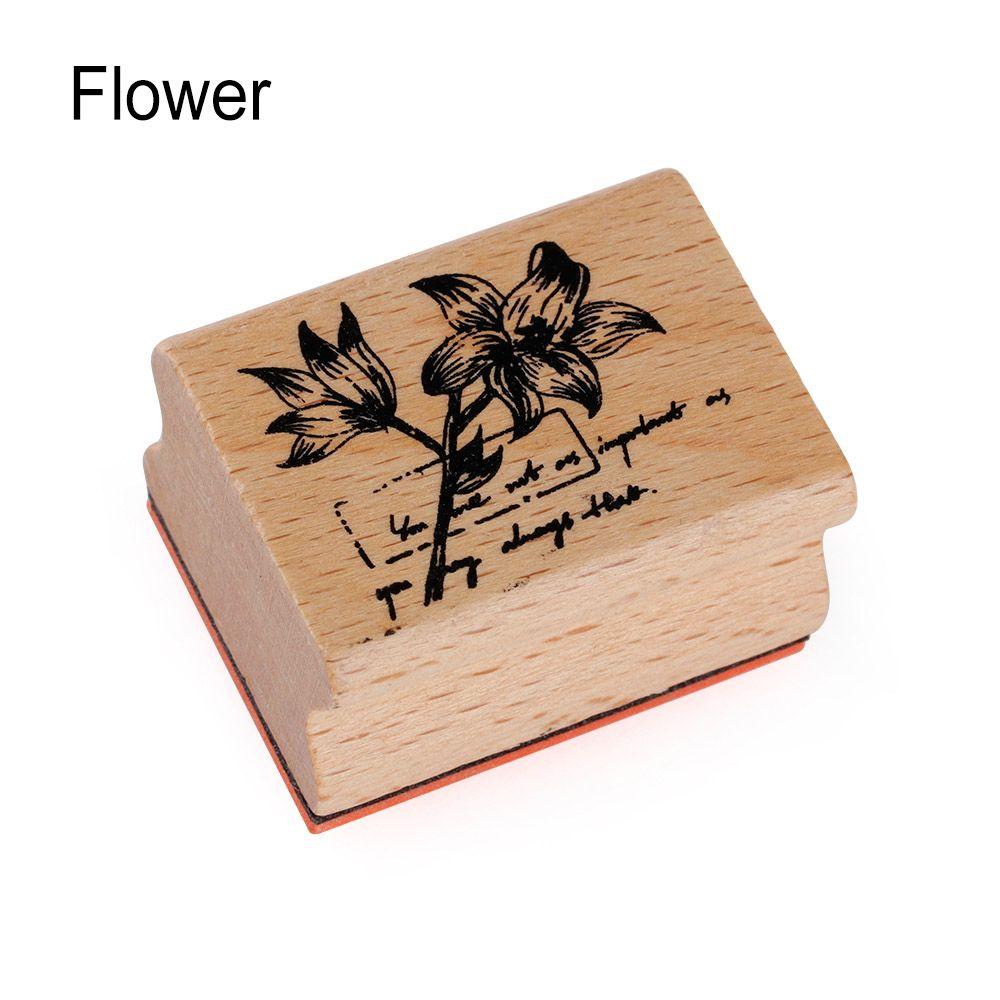 New Stamping For Letters Diary Wooden Rubber Stamps Animal Stamps DIY Craft Scrapbooking