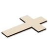 Formes de Croix à Décorer - Creative Deco - 10 x 6 cm - Découpes en Bois Contreplaqués non Peints