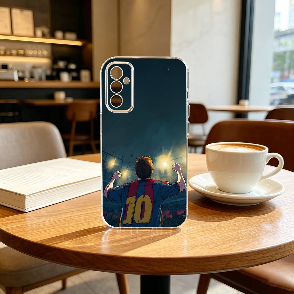 LIONEL Leo Messi-i F-Football Чехол для телефона Прозрачный Силиконовый Мягкий Для SamsungA10,12,20,21S,30,31,40,50,51,52,70,71