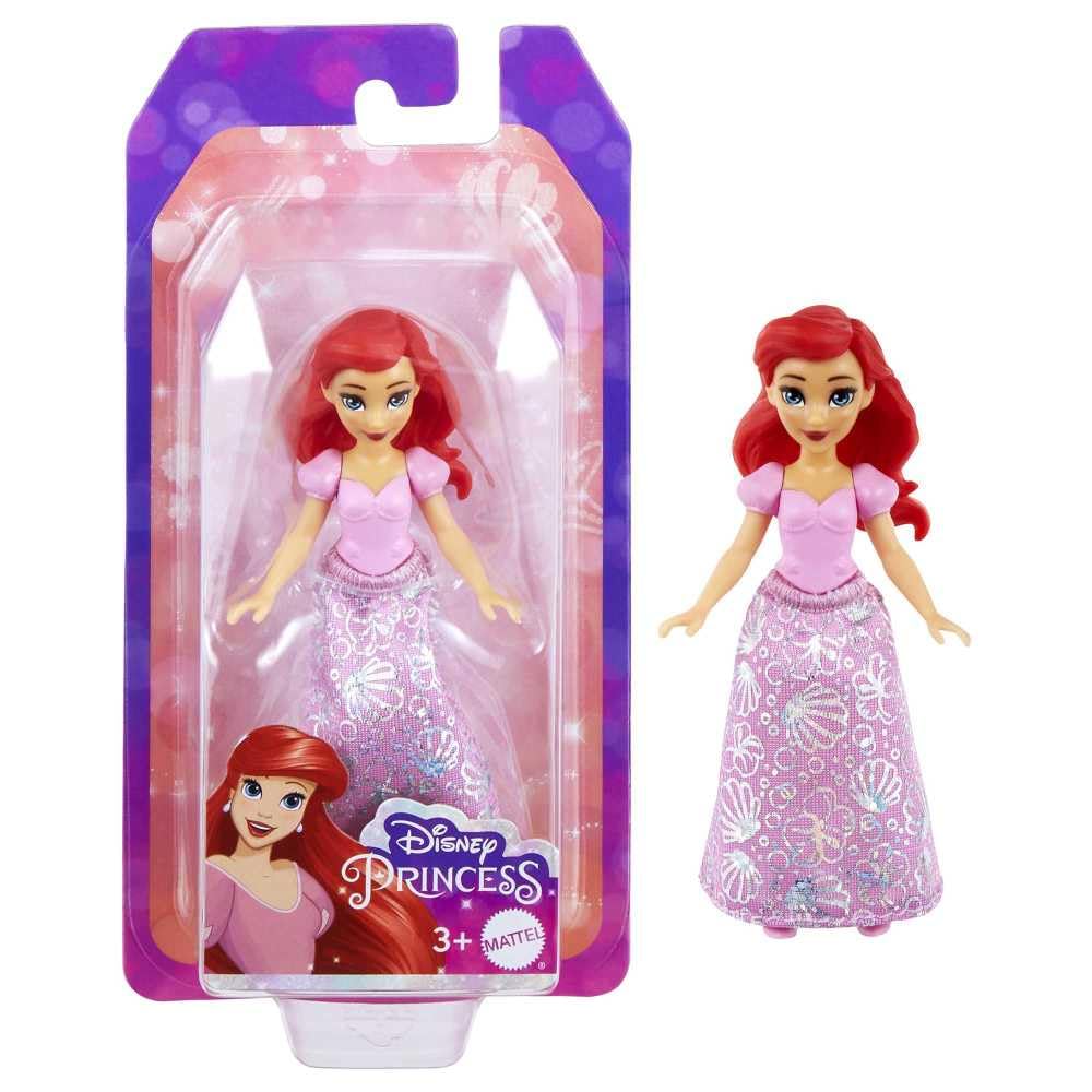 MATTEL Принцесса Ариэль в возрасте 10 лет и HLW77 Disney/Disney (Мини-кукла) [Кукла-наряд] [3 up] [Подарок]
