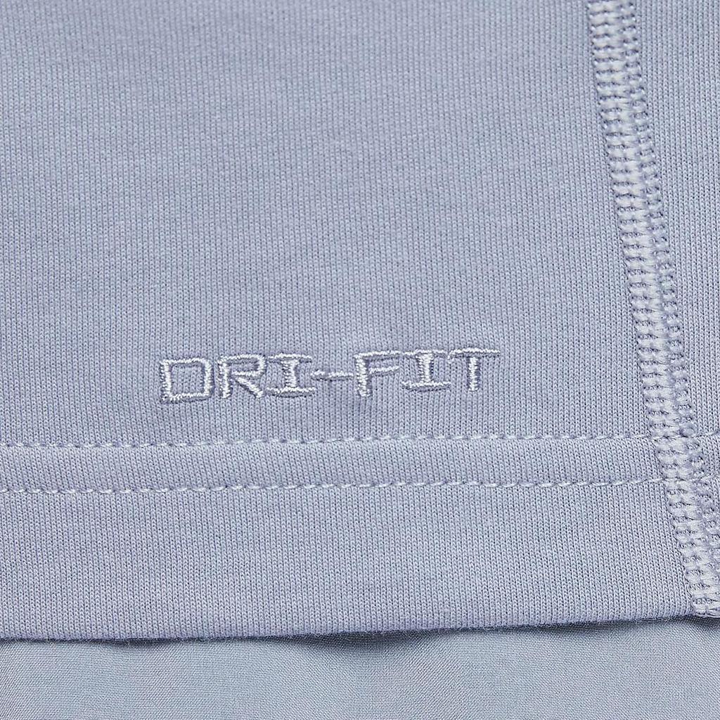 Nike Однотонная футболка с круглым вырезом и логотипом, мужские топы, синяя DV9832-493