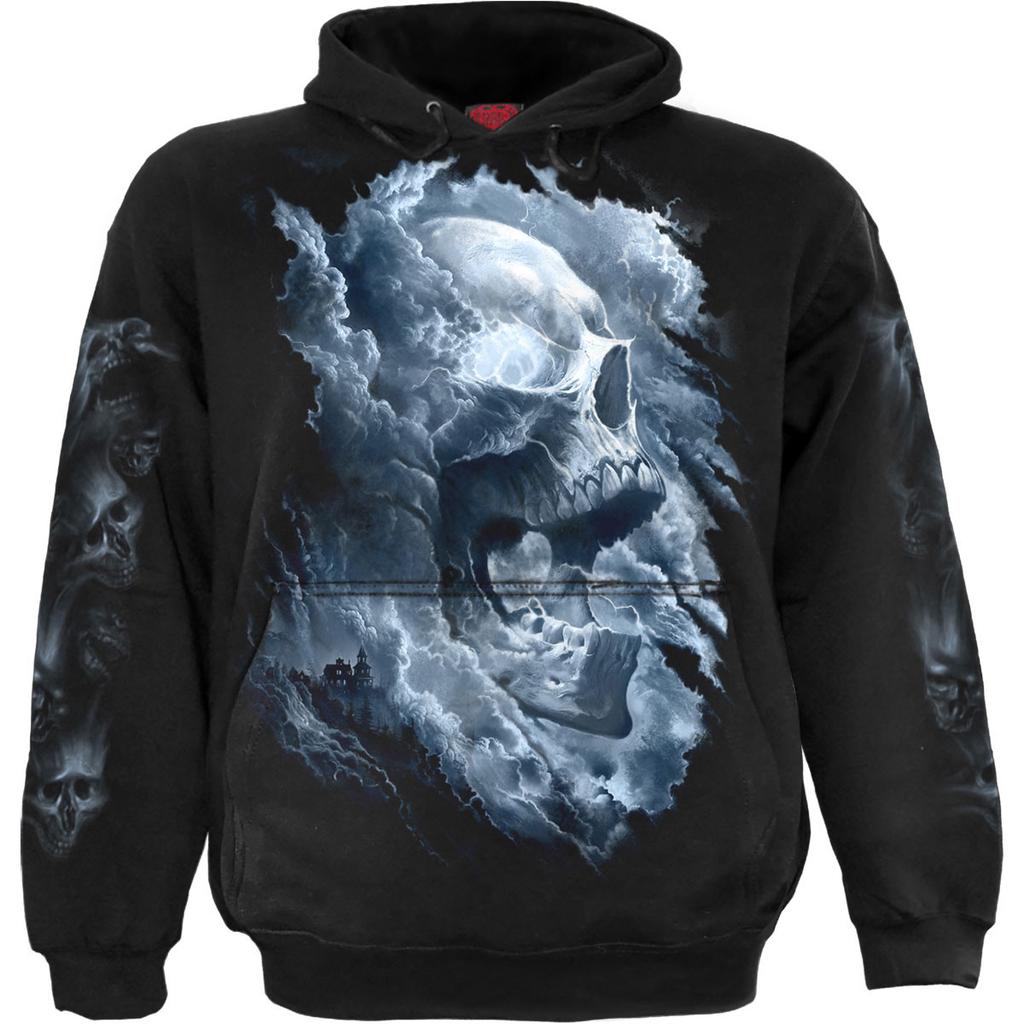 Spiral Direct Unisex Adult Grave Skies Back Print Pullover Hoodie