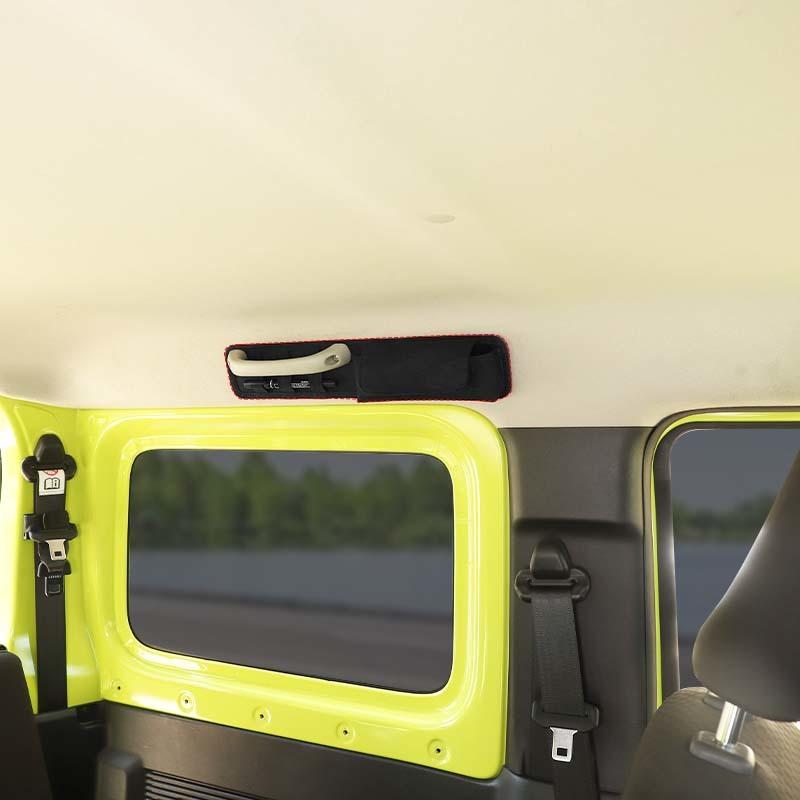 Автомобильная сумка-органайзер с ручкой на крышу, подходит для Suzuki Jimny 2019, автомобильные аксессуары для уборки и уборки