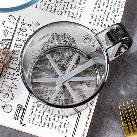 Пластиковый стаканчик, 250 мл, сито для муки, мелкая сетка, простое в использовании, чистое, портативное, многофункциональное, компактный размер, мука