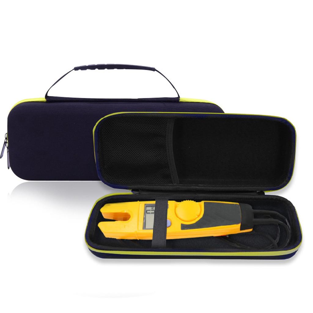 Multimeter Travel Case Storage Case for Home Outdoor Electricians for T5-1000/T5-600 Eva Portable Clamp Meter Storage Case