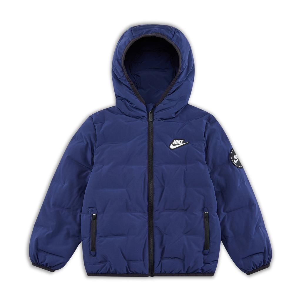 Nike Пуховик Темно-синий Детский Возраст 3 7 Лет HQ7960-410