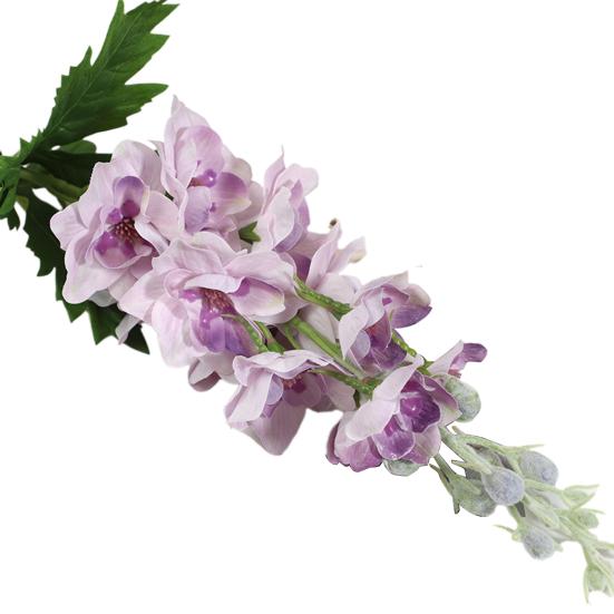 Artificial Flowers Adjustable Plastic Branches Silk Cloth Petals Realistic Violet Design Imitation Flower Wedding Halls Home Decor