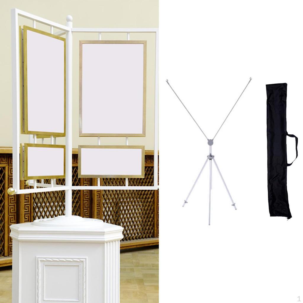 Регулируемая напольная устойчивая подставка для плакатов, держатель для плакатов, X-баннер для торговых центров