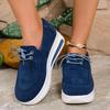 Plus Size 2025 Female Shoes Lace Up Women's Vulcanize Shoes Outdoor Platform Sneakers Versatile Ladies Casual Shoes ZapatosMujer
