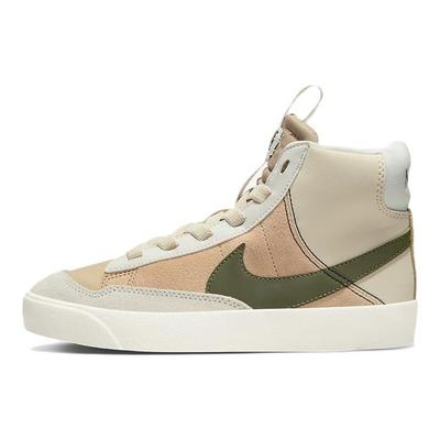 Blazer Mid 77 SE PS Dance - Sanddrift Medium Olive Детские кроссовки Коричневые светло-серебристые Phantom DQ0370-100