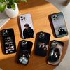 Чехол для телефона S-Singer T-Tito Double P для iPhone 17,16,15,14,13,12,11 Plus,Pro Max,XS, Мягкий силиконовый черный чехол