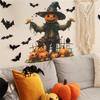 Halloween Pumpkin Scarecrow Bedroom Living Room Home Decoration Wall Stickers