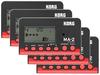 KORG Metronome Black Red Set of 5 [Bulk Purchase] - MA-2 & MA-2-BKRD