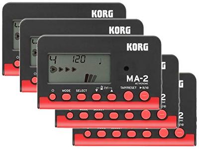 KORG Metronome Black Red Набор из 5 штук [Оптовая закупка] - MA-2 и MA-2-BKRD