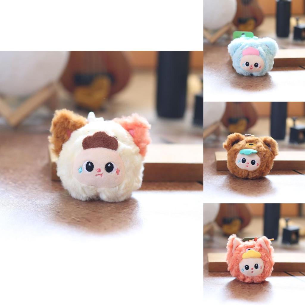 Plush Stuffed Animal Keychain 4in Pp Cotton Ultra Soft Doll Gift For Kids Bag Charm