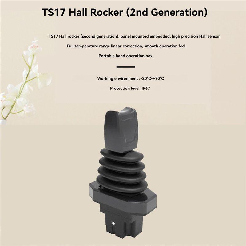 Aug. Single Shaft Push Rod Hall Joystick Hall Effect Fingertip-Operated Joystick Forconstruction Equipment Cranes