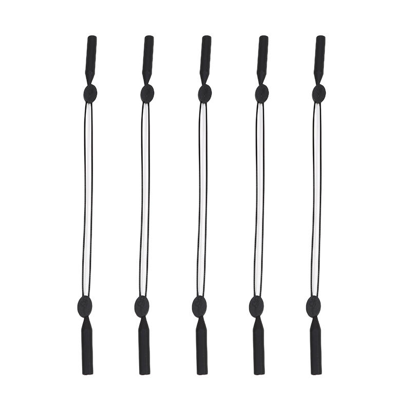 5 шт. Универсальный регулируемый фиксатор для очков, подходит для спортивных солнцезащитных очков, нескользящий шнурок, унисекс, ремешок, держатель для защитных очков, выдвижной