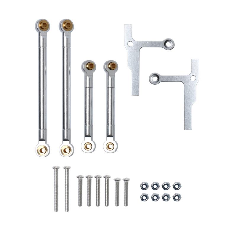 Durable Metal Tie Rod Ball Joint Chassis Push Rod Set for Tamiya CC01 RC Crawler Car Modification Parts