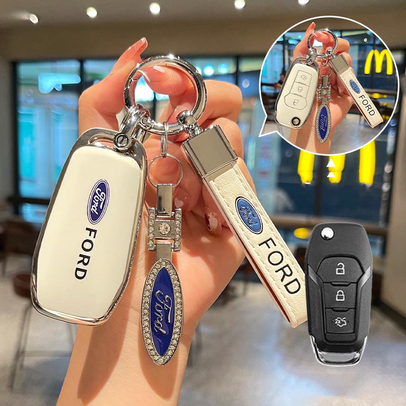 Fashion TPU Car Key Case Cover Protector Shell for Ford Figo Mondeo 5 Ecosport Fiesta Mk8 Everest Ranger Fusion Kuga Escort F150 OW8