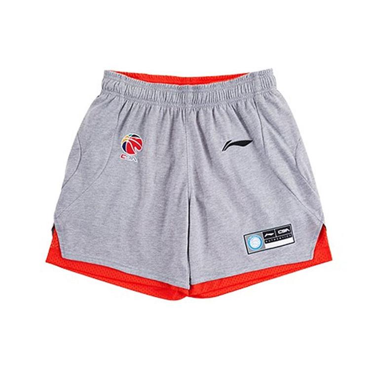 Li Ning Коллекция CBA Повседневные шорты Унисекс Оранжево-серые AAPR405-1