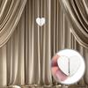 1/2/4Pcs Punch-free Heart Shaped Magnetic Curtain Button Simple Curtain Ties  for Home