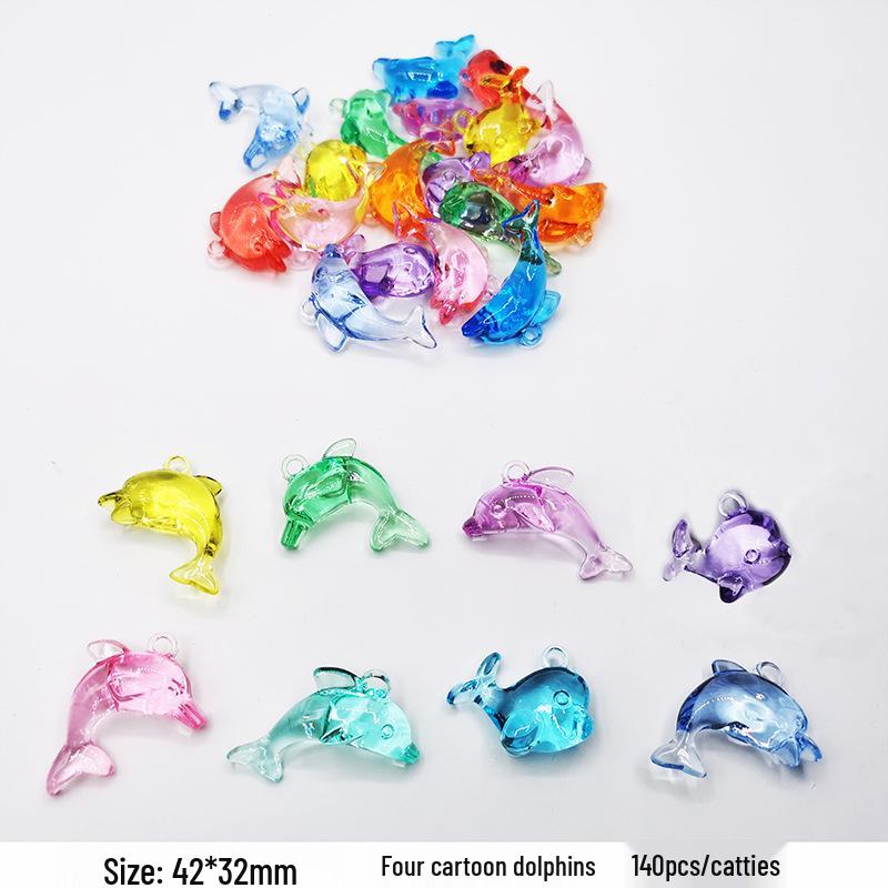 Colorful Mini Acrylic Milk Bottle Cartoon Ornaments - Cute Handmade DIY Decorative Accessories