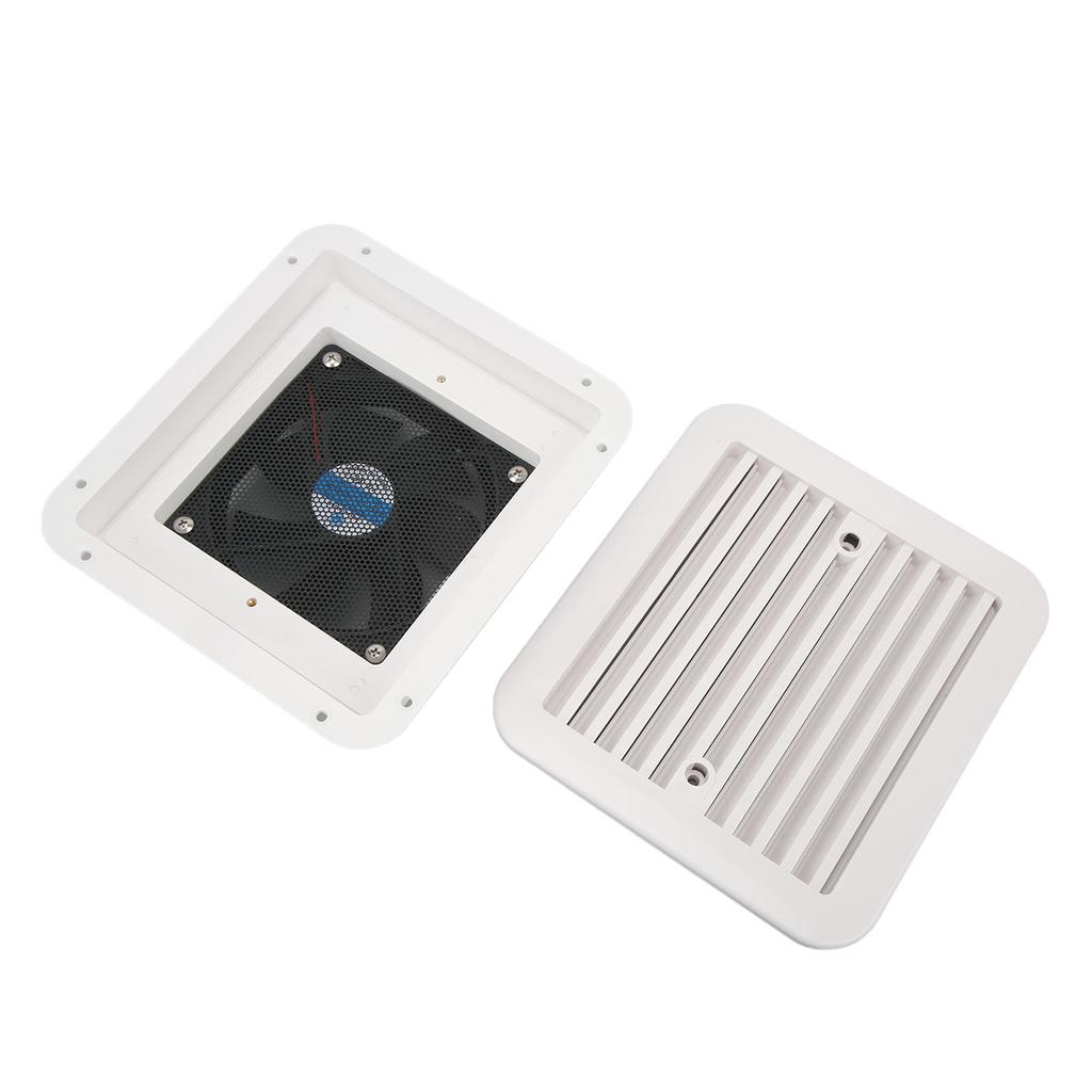 RV Vent Fan ABS 12V 0.2A Unidirectional Noiseless Ventilation Exhaust Caravan Accessories for Motorhome