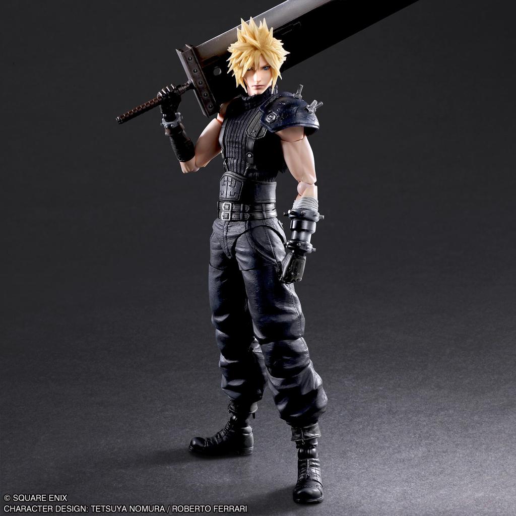 Final Fantasy VII Reverse Play Arts Kai Cloud Strife PVC Painted Movable Figure