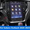Для Subaru Outback -2024 2025 Отделка Накладка на Вентиляционное Отверстие Кондиционера Центральной Консоли Рамка Навигации Аксессуары