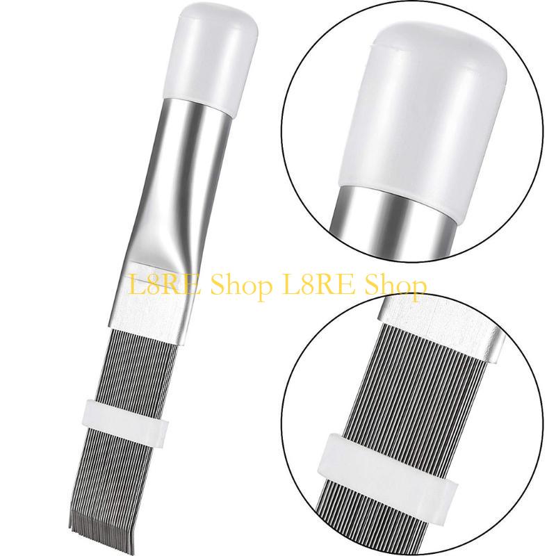 L8RE 2 Pack Reusable Fin Comb Air Conditioner Cleaning Brush Fin Comb/Condenser Cleaning Brush AC Cleaning Tool