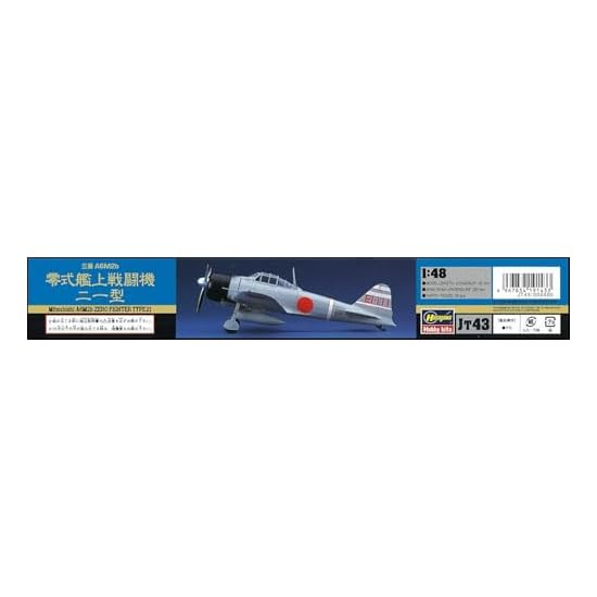 Hasegawa 1/48 IJN Mitsubishi A6M2b Zero Fighter Type 21 Plastic Model JT43