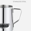 Кувшин для вспенивания молока на 12/20 унций с дисплеем температуры, кувшин из нержавеющей стали для вспенивания молока, чашка