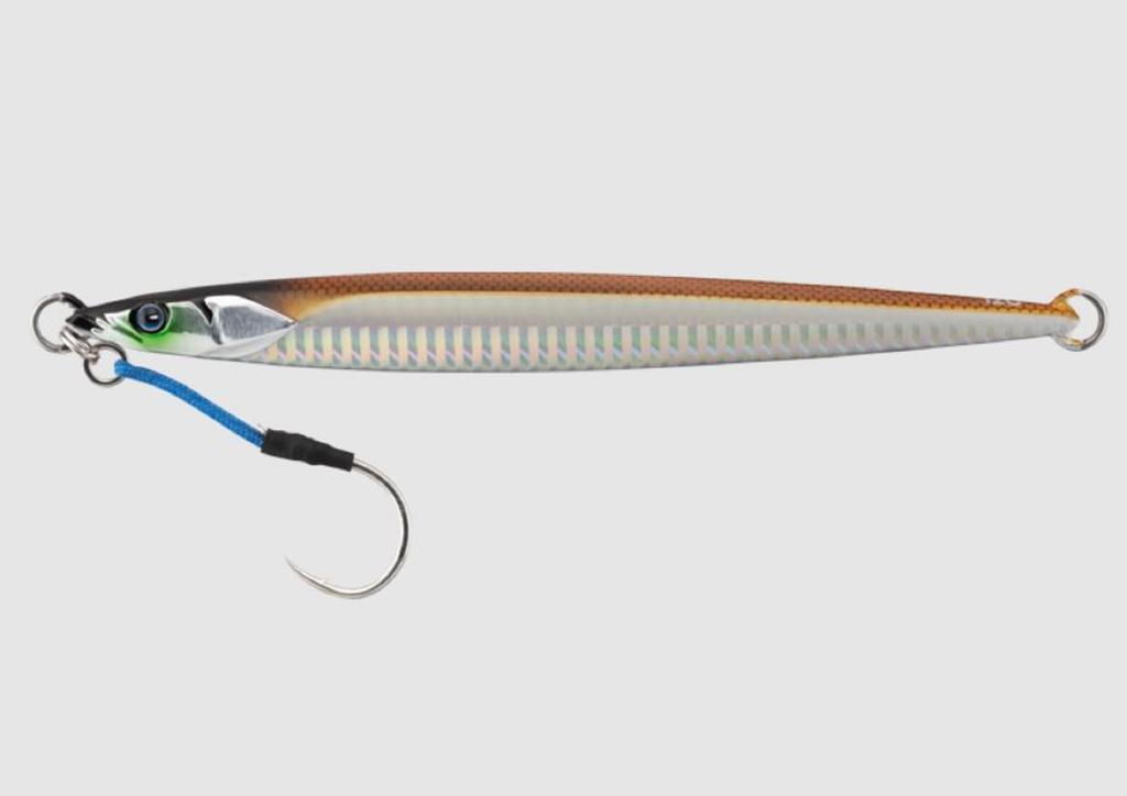 Jackall Metal Jig Bambluz Semi Long 100 Grams Ikanago Shoulder Glow (2865)