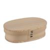 Odate Kogei Akita Cedar Bentwood Lunch Box Bento Made In Urethane Traditional Japanese Souvenir (Oval - Small) - Japan, Coating, Craft,
