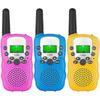 Walkie Talkies For Kids, 3 Kms Long Range Children Walky Talky Handheld Radio Kid Toy Gifts For Boys And Girls 3 Pack