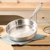 Wutuo 316 Stainless Steel Non-Stick Frying Pan with Lid
