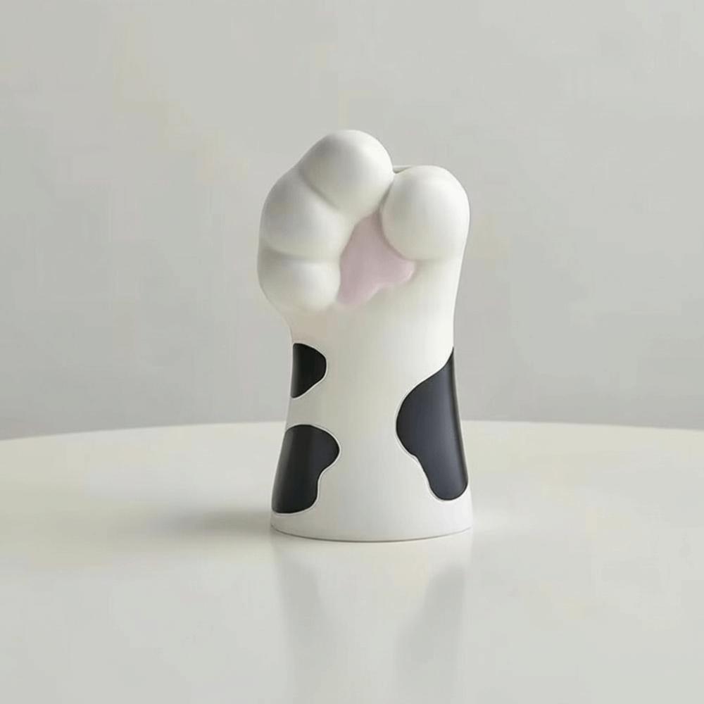 Mini Cat Claw Vase Cartoon Flower Vase Elegant Decorative Vase  Desktop Decoration